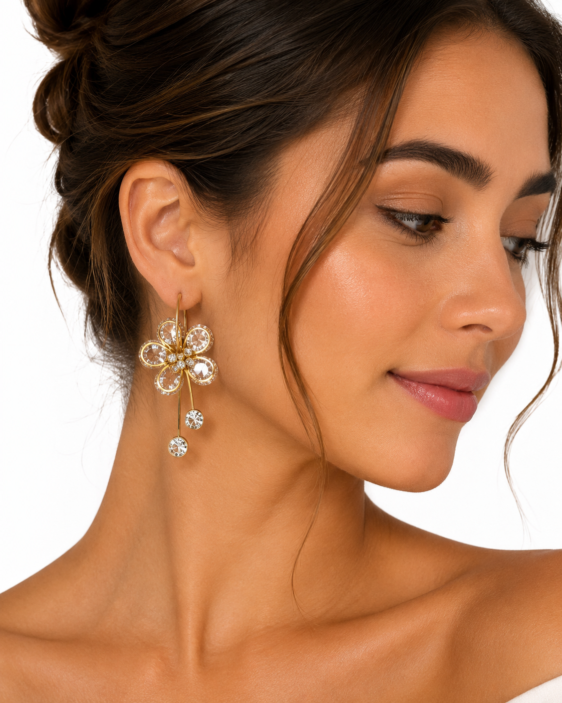 Boucle d’oreille Flora